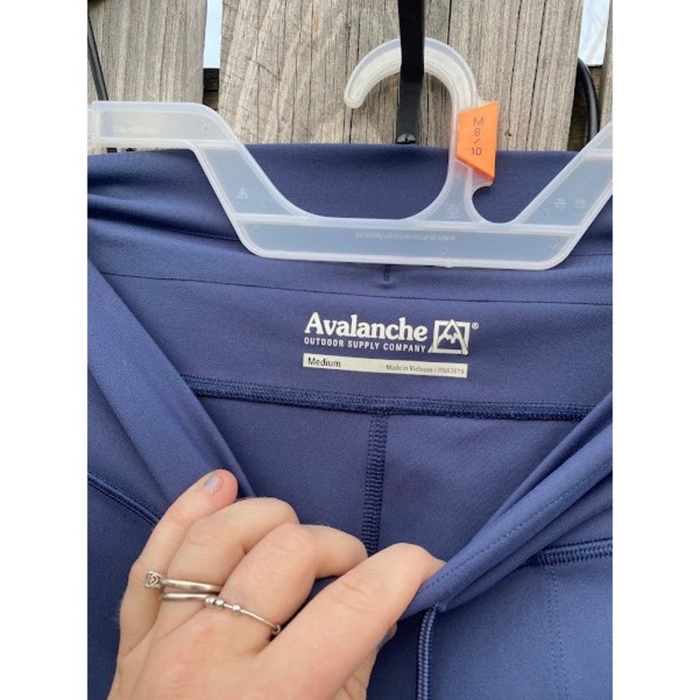 Avalanche Outdoor Supply Co Navy Blue Joggers Womens Medium Drawstring Pockets - Picture 3 of 5